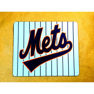 METS BASEBALL HIGH QUALITY MOUSE PAD MAT FOR SCHOOL AND OFFICE